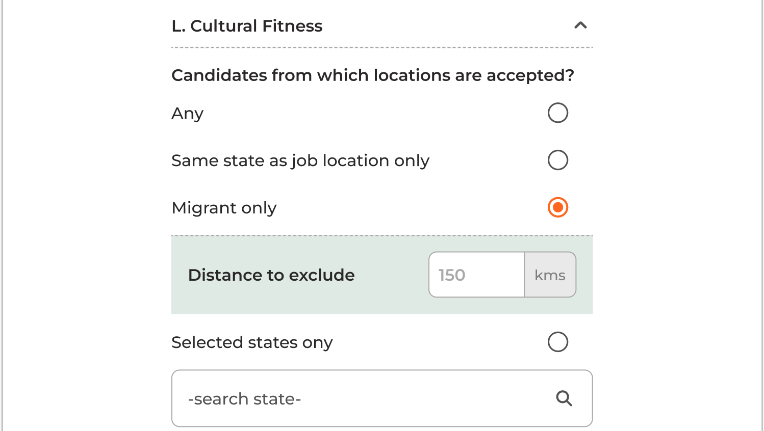 Selecting Location Criteria While Posting Job on JobsYahan